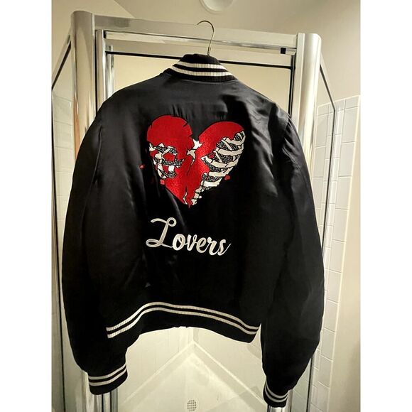 Amiri Lovers Bomber Jacket - XXL but fits like a Large or XL - Picture 1 of 15